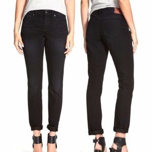 Madewell Slim Boyjean in Black Size 25